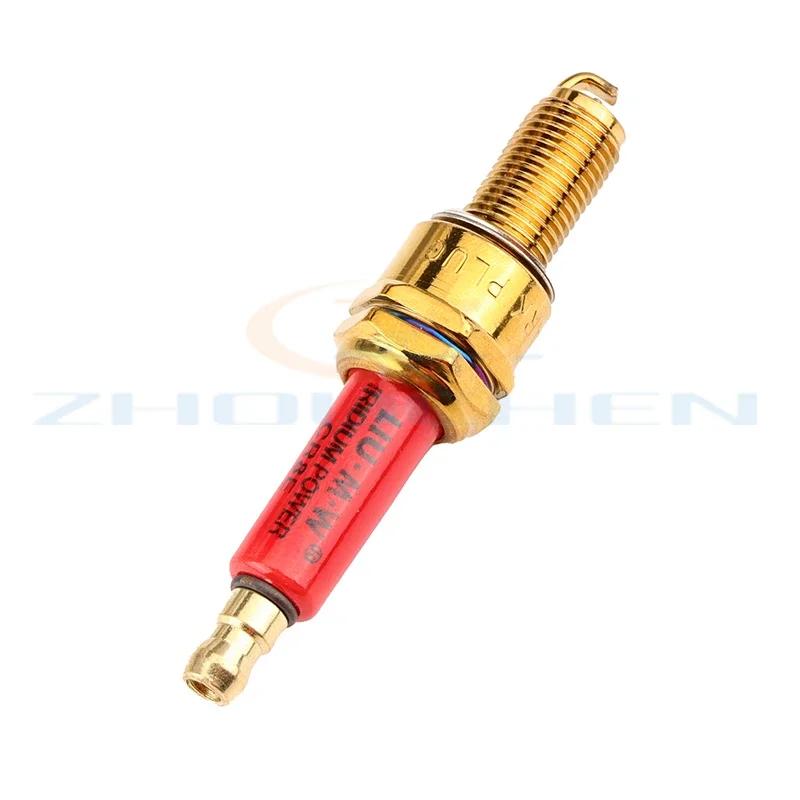 

CR8E Spark Plug Replacement Accessory for 4 Stroke 125cc 150cc 200cc 250cc ATV Dirt Bike Go Kart Moped Scooter Red 1pcs