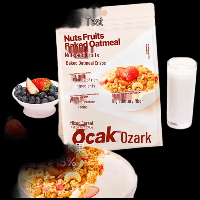 Ozak Nut & Fruit Baked Oatmeal Crisps