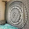 Mandala Bohemian Yoga Mat Plážový ručník Šátek Deka Indiánská závěsná tapiserie