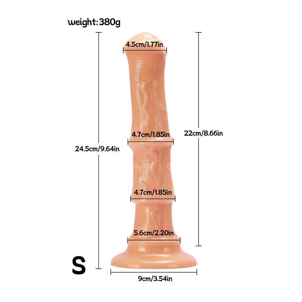 C103 Bamboo Horse, Stallion, Extra-large Horse Whip, Horse Penis, Animal, Fantasy-shaped Anal Plug, Dildo, Rear Play Adult Toy, Couple Flirting