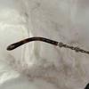 Used Tiffany archive y2k rhinestone tortoiseshell glasses case