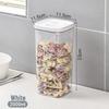 Food-Grade Transparent Plastic Storage Jar - Sealed for Kitchen Snacks & Grains