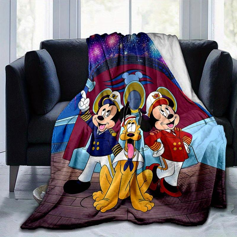 1 pezzo, Topolino e Minnie (5) Coperta per Arredamento Casa: Una Coperta Morbida in Flanella per Camera da Letto, Soggiorno, Viaggio, Campeggio, Auto