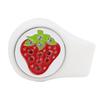 Silicone Compact Golf Ball Marker Fruit Pattern Hat Clip Cap Clamp Accessory Supplies