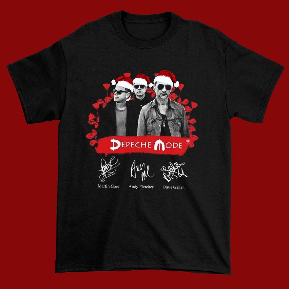 

Depeche mode футболка с автографами Мартина Гора Энди Флетчера Дэйва Гаана AH1372 Унисекс XXXL