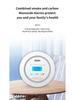 2-in-1 Smoke & Carbon Monoxide Detector with CE FCC ROHS Certification, Standalone Sound & Light Alarm