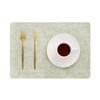 Leather placemat ins wind cloth pattern creative placemat waterproof and oil-proof table mat Nordic style western food pressure insulation mat
