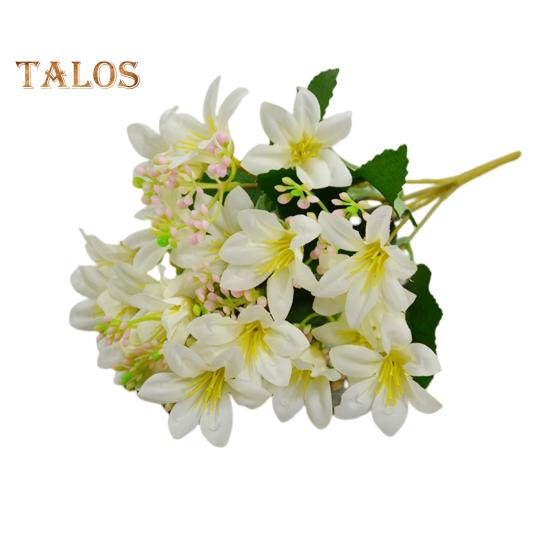 

Искусственный цветок без полива Цветочная композиция Не выцветает Привлекательный стол Центральная часть Поддельный цветочный декор Домашний декор белый