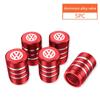 5pcs Car 3D Metal Wheel Tire Valve Cover Core Cap For VW Golf 6 7 8 4 5 MK4 M133 MK5 MK6 B6 GTI Amarok T5 Phaeton Teramont ID3 Tiguan