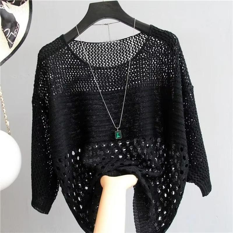Sommer Sonnenschutz Abdeckung Eis Seide Damen Strickweste Top Frühling und Sommer Ausgeschnitten Dünn Unterhemd Träger Streetwear Kleidung Einfaches Hemd