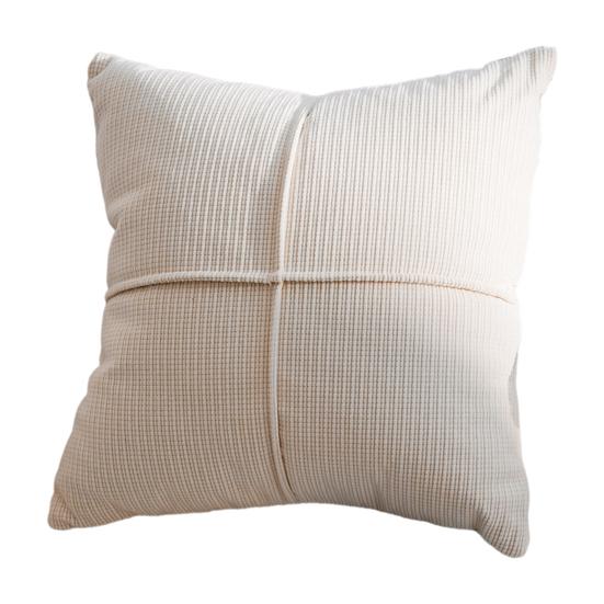 Throw Pillowcase with Hidden Zipper PP Cotton Filling Contrast Color Office Couch