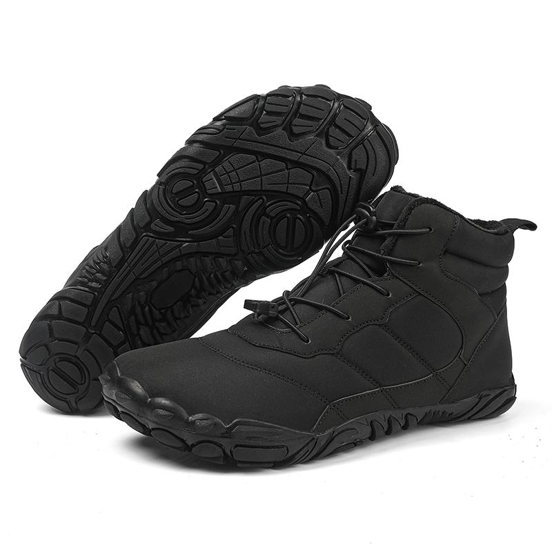 Winter Hiking Shoes Snow Boots Plush Cotton Shoes Outdoor Sneakers Men Women Ankle Boots Warm Winter Boots Mid-top