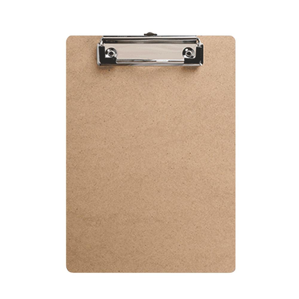 Wood Board Writting Pad Wood Memo Folder Durable Storage Folder  Cafe