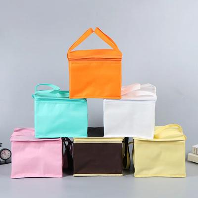 Isolierte Thermokühltasche Kühlkuchen Mittagessen Lebensmittel Getränkekartons Camping Alufolienbeutel Verdickt Meeresfrüchte Frischhaltung zum Tragen