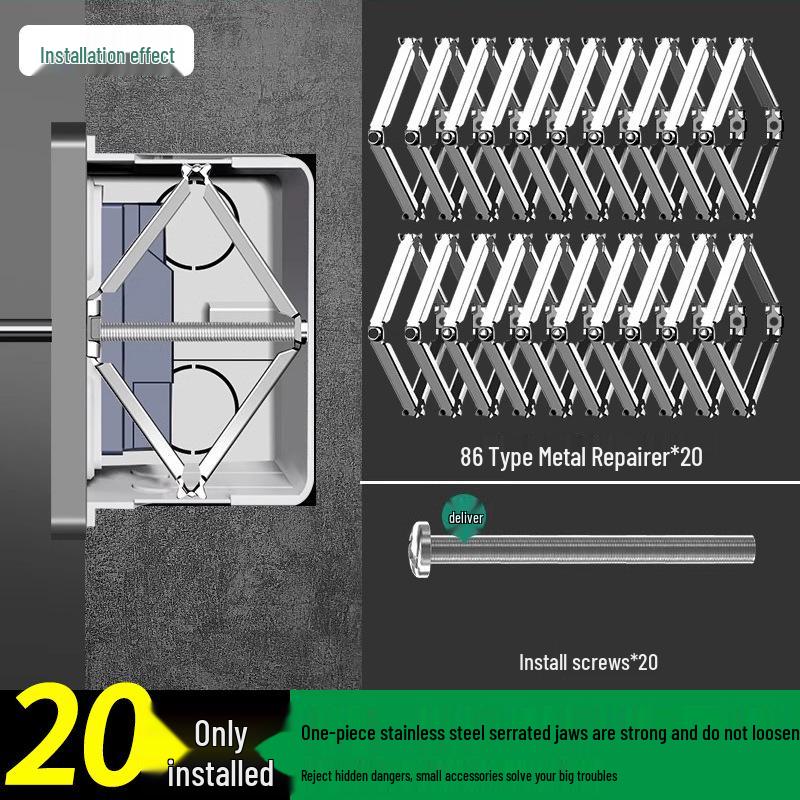 Type 86 Universal Concealed Junction Box Switch Socket Fixer