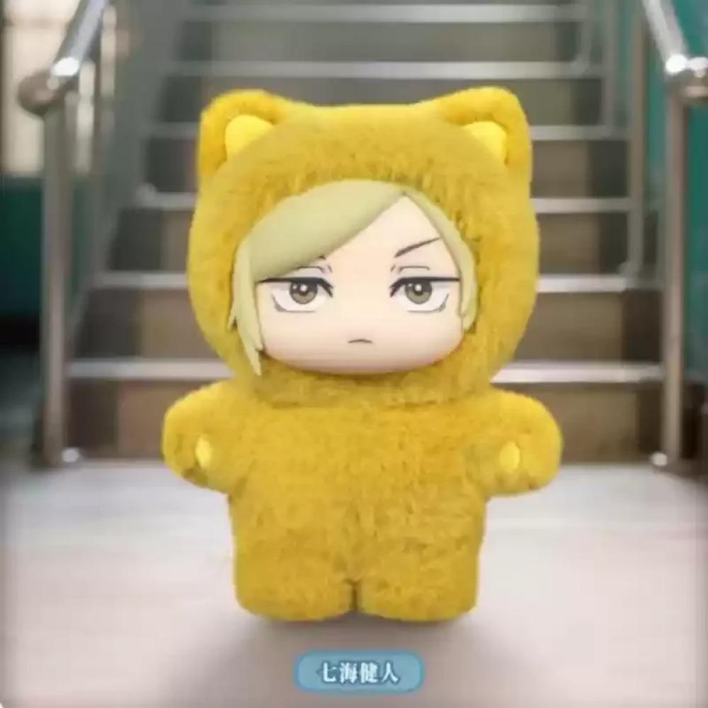 Auf Lager Original Eaki Jujutsu Kaisen Staffel 2 Katzenpark Party Gojo Satoru Blind Box Plüschpuppe Taschenanhänger Modell Sammlung