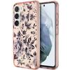 Etui do Samsung Galaxy S23 Plus Guess Kolekcja Kwiatowa Różowe