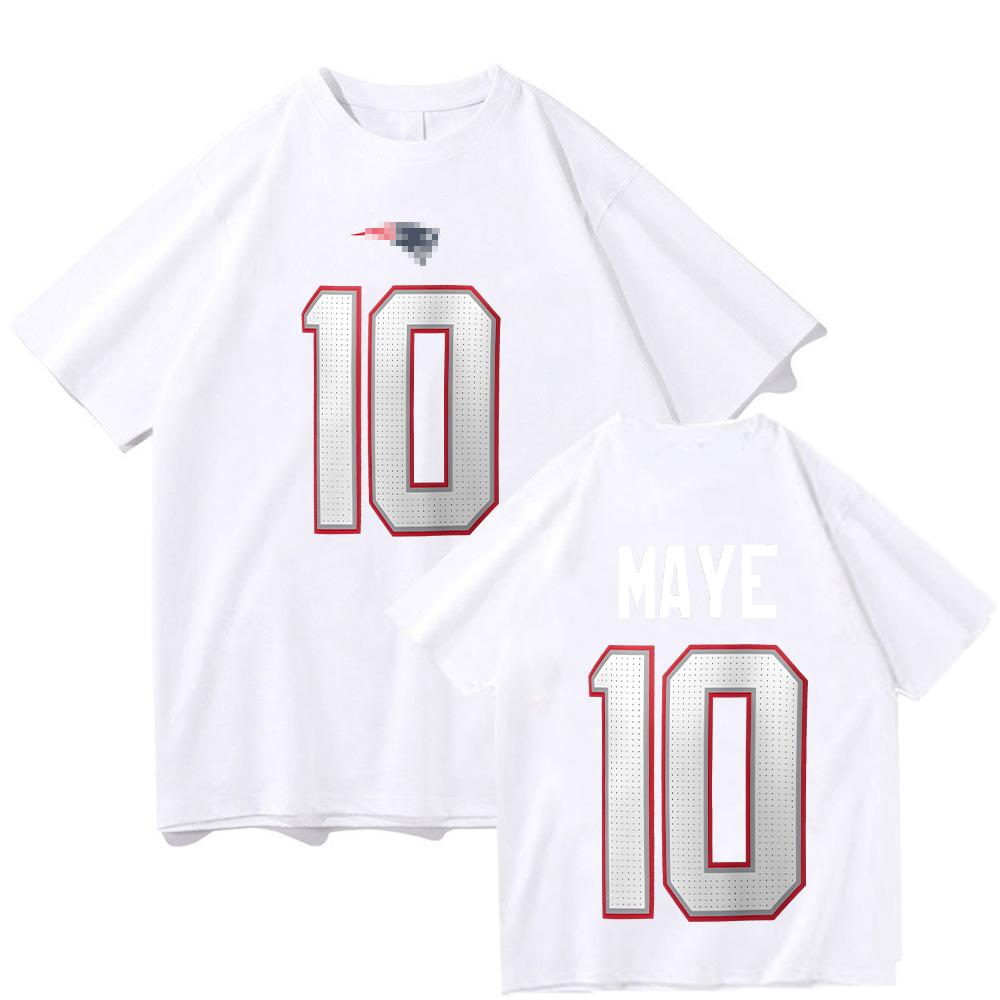Drake Maye New Name & Number T-Shirt Unisex Top Y2k Summer Cotton Clothes Crew Neck Short Sleeve Tees