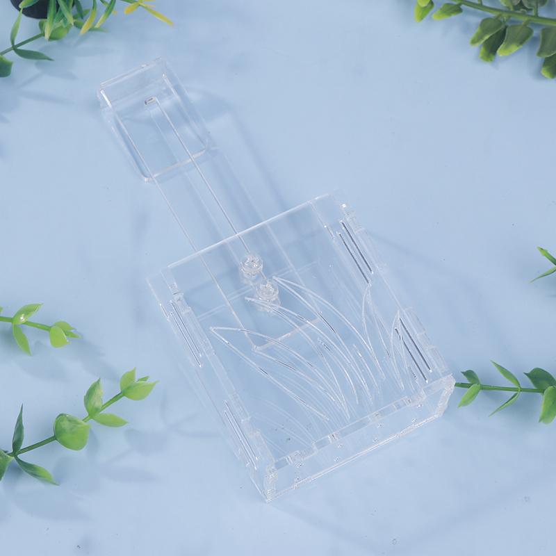 Hook Fish Tank Water Planter Hanging Aquarium Plant Holder Transparent Acrylic Water Plant Container For Fish Tank Landscape