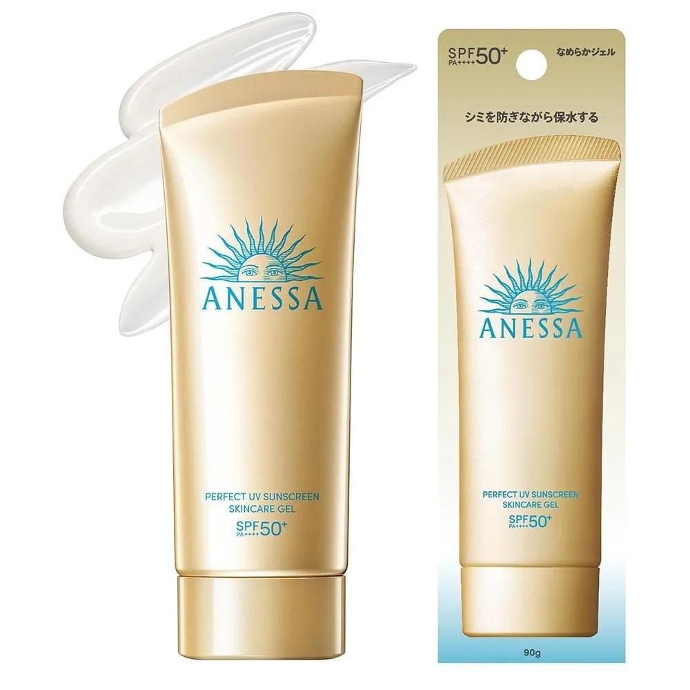 Anessa Perfect UV Sunscreen Gel 90g 1 Pack Anessa Perfect UV Skin Care Gel NA 3.2 oz (90 g)
