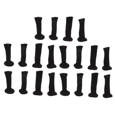 20 Pezzi Copertura Protettiva per Gambe Tavolo Feltro Ispessito Silicone Gambe Sedia Mobili Piedini Protezione Pavimento