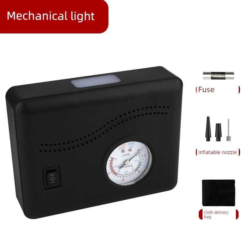 

Vehicle Air Pump Air Pump Car Portable Car Tire High Power Electric Double Cylinder 12V Car Square Pump Mechanical with Light