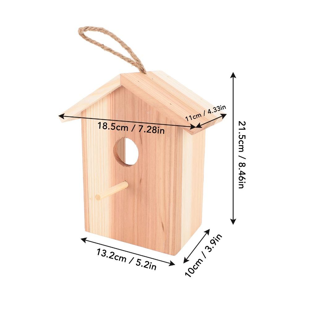 1pcs See Through Design Window Bird House Suction Cup Mount Transparent Bird House Outdoor Decor
