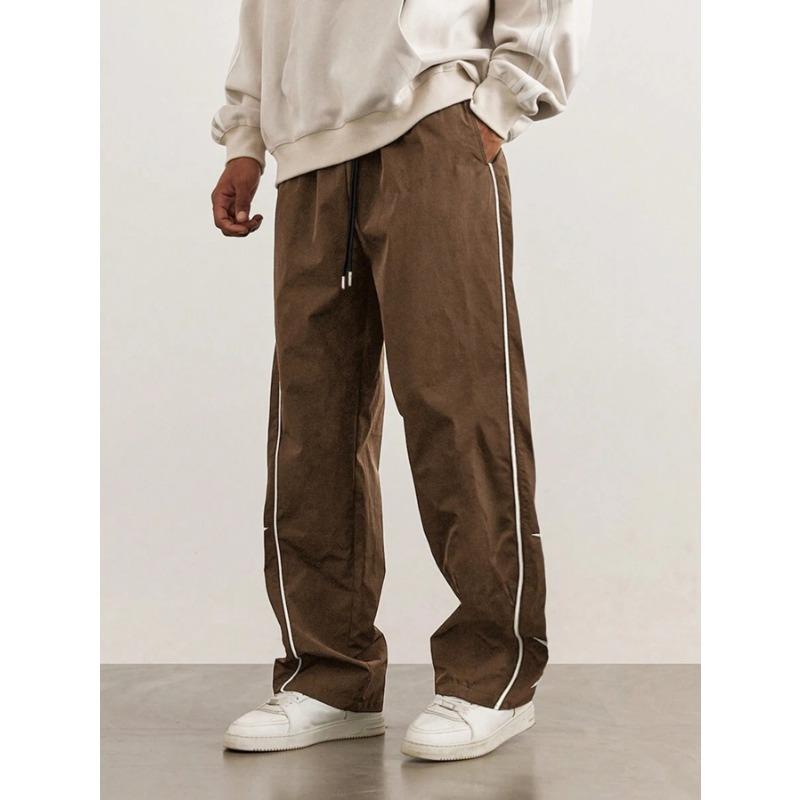 Men's Solid Color Cotton Chino Trousers