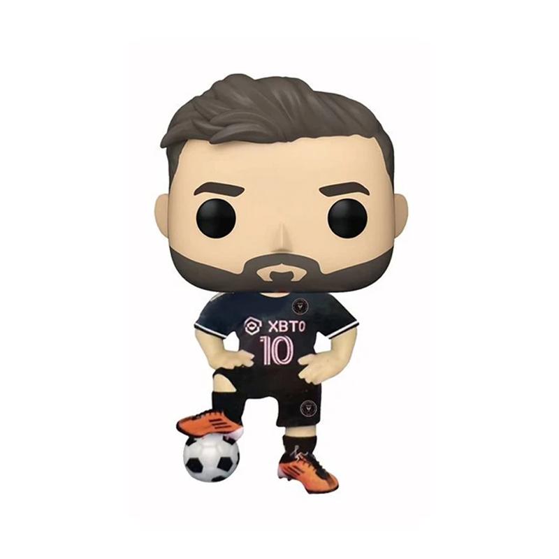 New Pop Lionel Messi #10 Football Stars Decoration Ornaments Action Figure Collection Model Toy for Children Birthday Gift