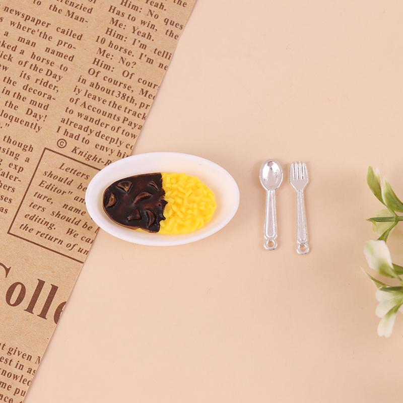 1:12 Miniature Dollhouse Egg Tart Mini Chocolate Cake Dessert Bento box Model for Doll House Decor Pretend Food Kitchen Toys