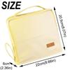 Portable Cosmetics Storage Bag Solid Color Vertical Travel Makeup Organizer Multi-Layer PU Cosmetic Organizer Outdoor