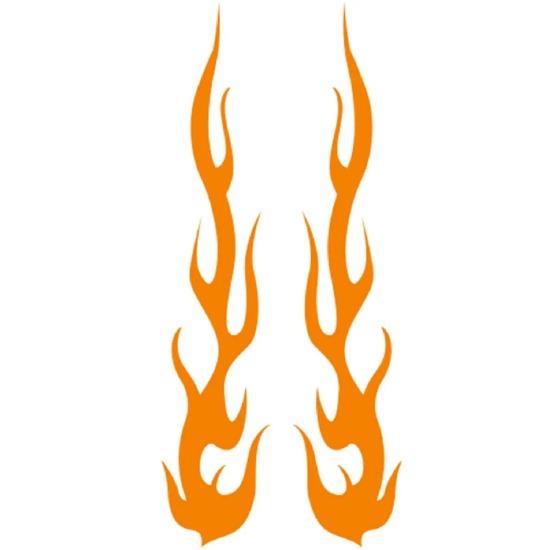 Autocolant universal DIY flacără vinil Decal impermeabil pentru mașina motocicletă rezervor de gaz impermeabil motocicletă flacără autocolant kit decalcomanii