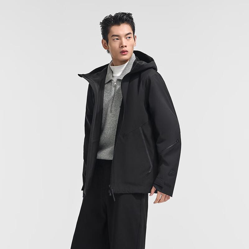 Gaofan Men's Wool Blend Short Jacket