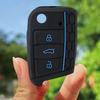 Car Silicone Key Case Cover for VW Volkswagen Golf 7 MK7 Tiguan MK2 T-roc T-cross Skoda Octavia Kodiaq Karoq Seat Ateca Leon Fob