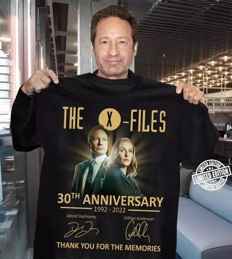 

30 Years Anniversary The Xfiles Shirt Black Unisex S4XL Unisex T-Shirt XXXXL