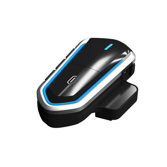 4-Way FM Radio Motorcycle Bluetooth-compatible Wireless Helmet Handsfree Headsets Headphone