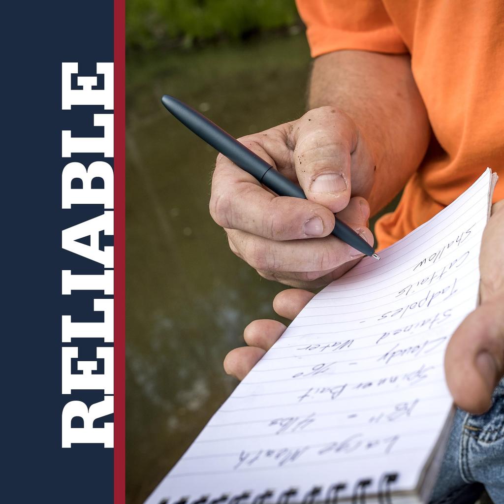 Fisher Space Pen Cerakote 400 Series Bullet Pen In Elite Navy Blue Gift Boxed Finish,