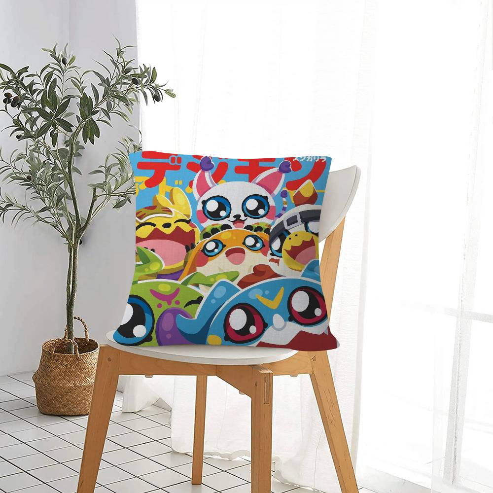 Japan Anime Digimon Cute Pillowcase Toon Gift Cushion Cover Bedroom Home Sofa Chair Seat Decor Pillow Case