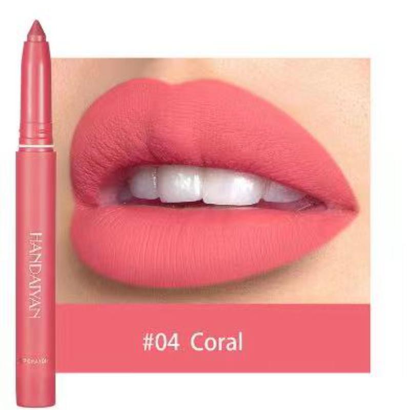 Es ist nicht leicht zu verblassen und an der Tasse zu kleben. Lippenstiftstift Matt Lipliner