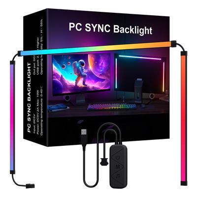 RGB Phantom Ambiance Display LED Light Bar Music Rhythm Dynamic Light Synchronization Software