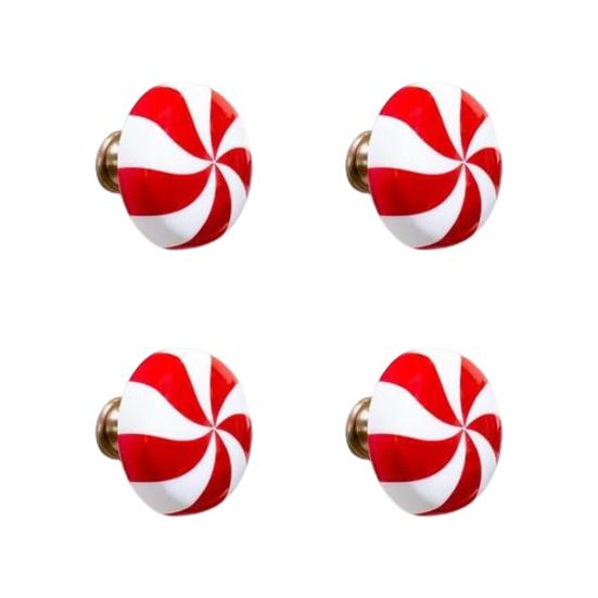 

Рождественский набор кнопок для дверных ручек шкафа, простая установка, новинка, чехлы для дверных ручек, Рождество A