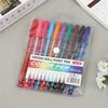 Ballpoint Pen Bullet Type 1.0mm Socket Plastic Pen 10 Colors Creative Ballpoint Pen Children Stationery Office Ballpoint Pen