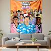 GTA Vice City Tapestry Wall Hanging, Grand Theft Auto Retro Poster, Gamer Wall Decor for Bedroom Living Room Dorm