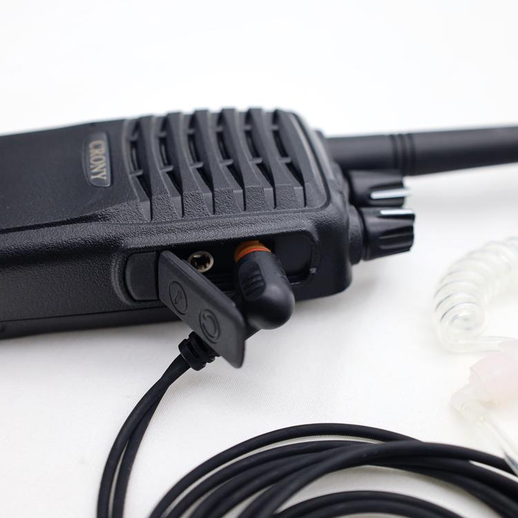 Professionele Enkelzijdige Bedrade Muziek Oordopjes & Koptelefoons met Jack Walkie Talkie Accessoire