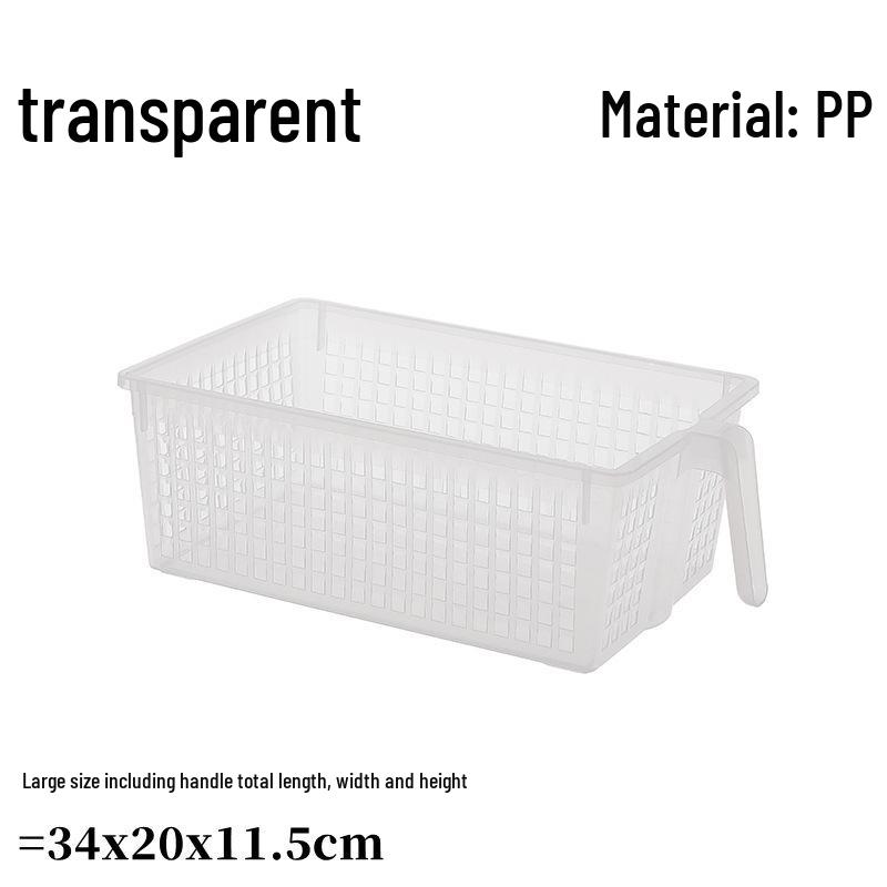 Vysoká nástěnná úložná krabice s rukojetí - Kuchyňský organizér koš pro horní police