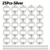 25 Iron Sheet Bottle Openers with Nickel-plated Screws Thickened Round Beer Bottle Opener Hardware Accessories