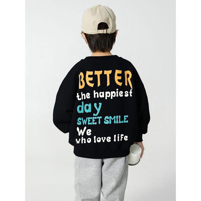 Brand Export Children's Clothing Autumn and Winter New Arrivals, Children's Fleece Sports Sweatshirt, Crew Neck Clothing for Older Boys and Girls