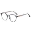 2022 Trending Blue Light Blocking Men's Retro Glasses TR90 Anti Radiation Eyeglasses Women Round Transparent Fashion Eyewear