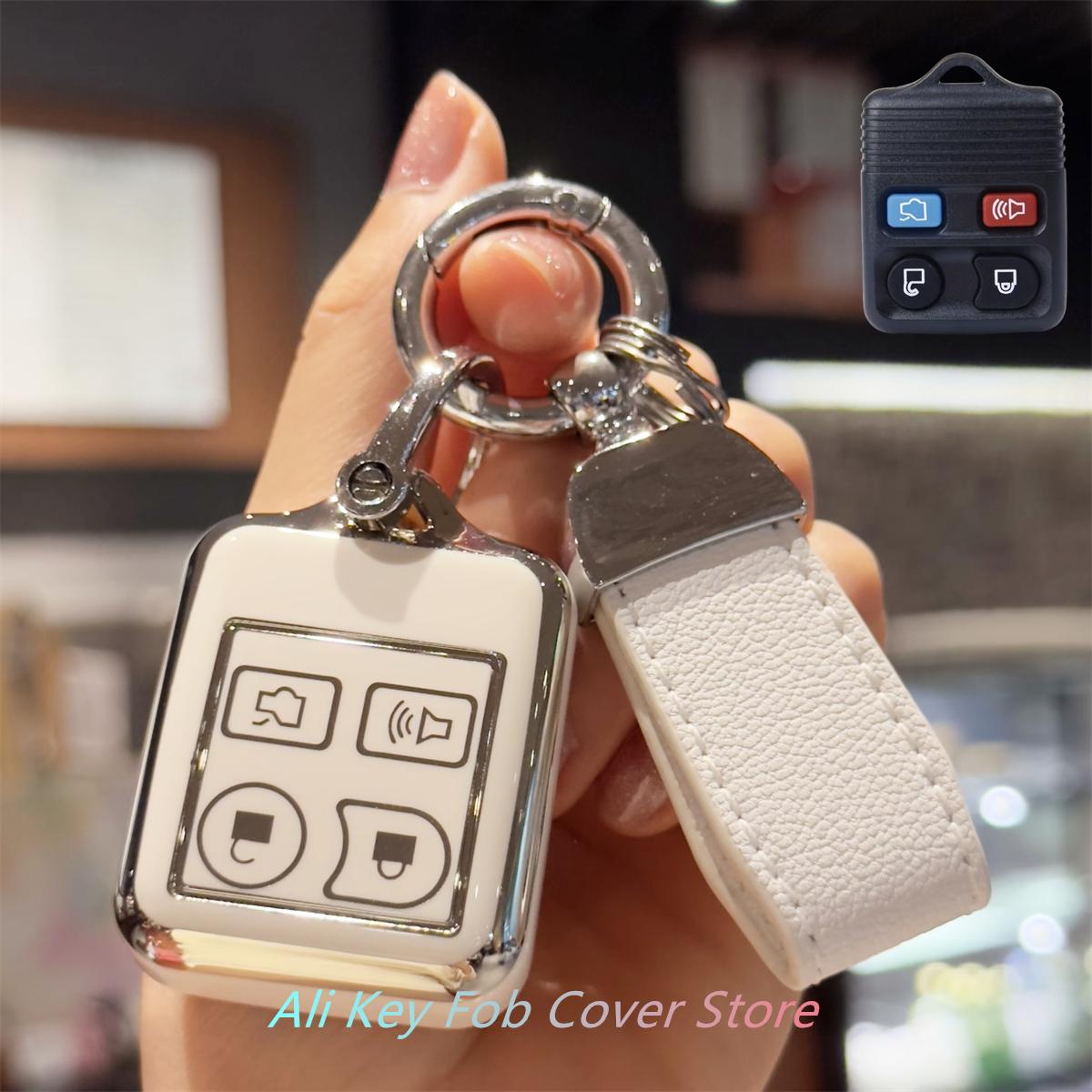 

Чехол для брелока с брелоком для ключей, автомобильный брелок для Ford Mustang Focus Explorer Edge Taurus, чехол для брелока для Lincoln, Mercury