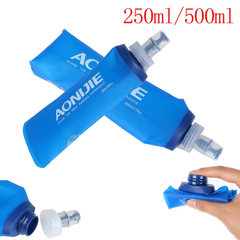 AONIJIE TPU Folding Soft Flask SportS Water Bottle for Running Camping Hikin uD